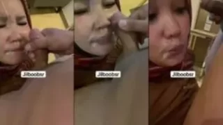 Nikmat Bisa Crot di Wajah Tante Jilboobsr Binor